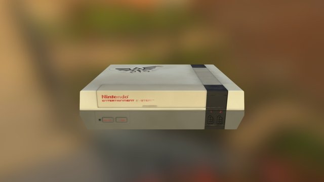 Nintendo Entertainment System 3D Model