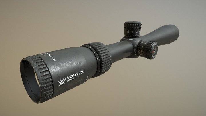 Vortex Optics Diamondback 4-12X40 Riflescope 3D Model