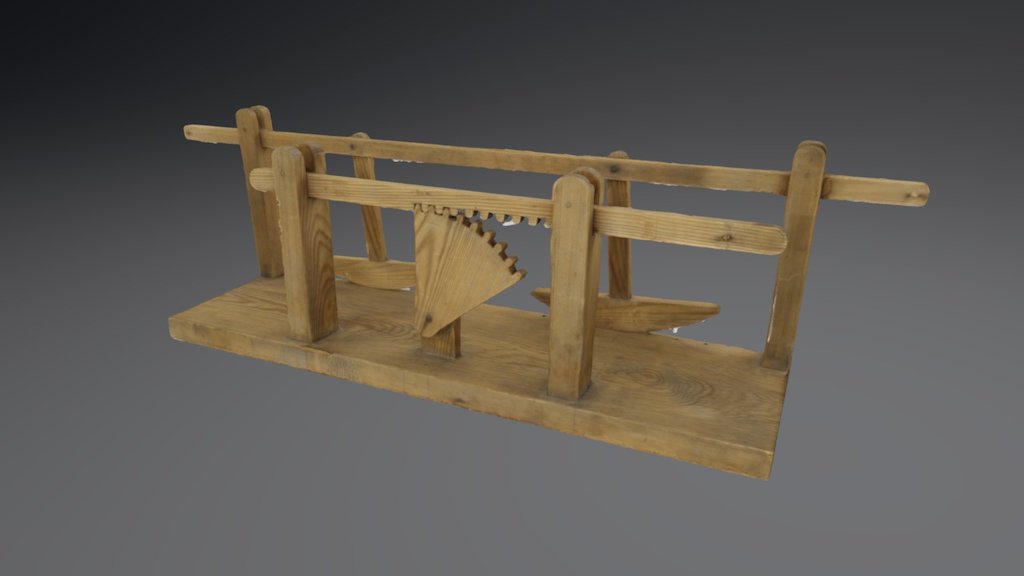 Christopher Polhem mechanical wooden modelTM1973