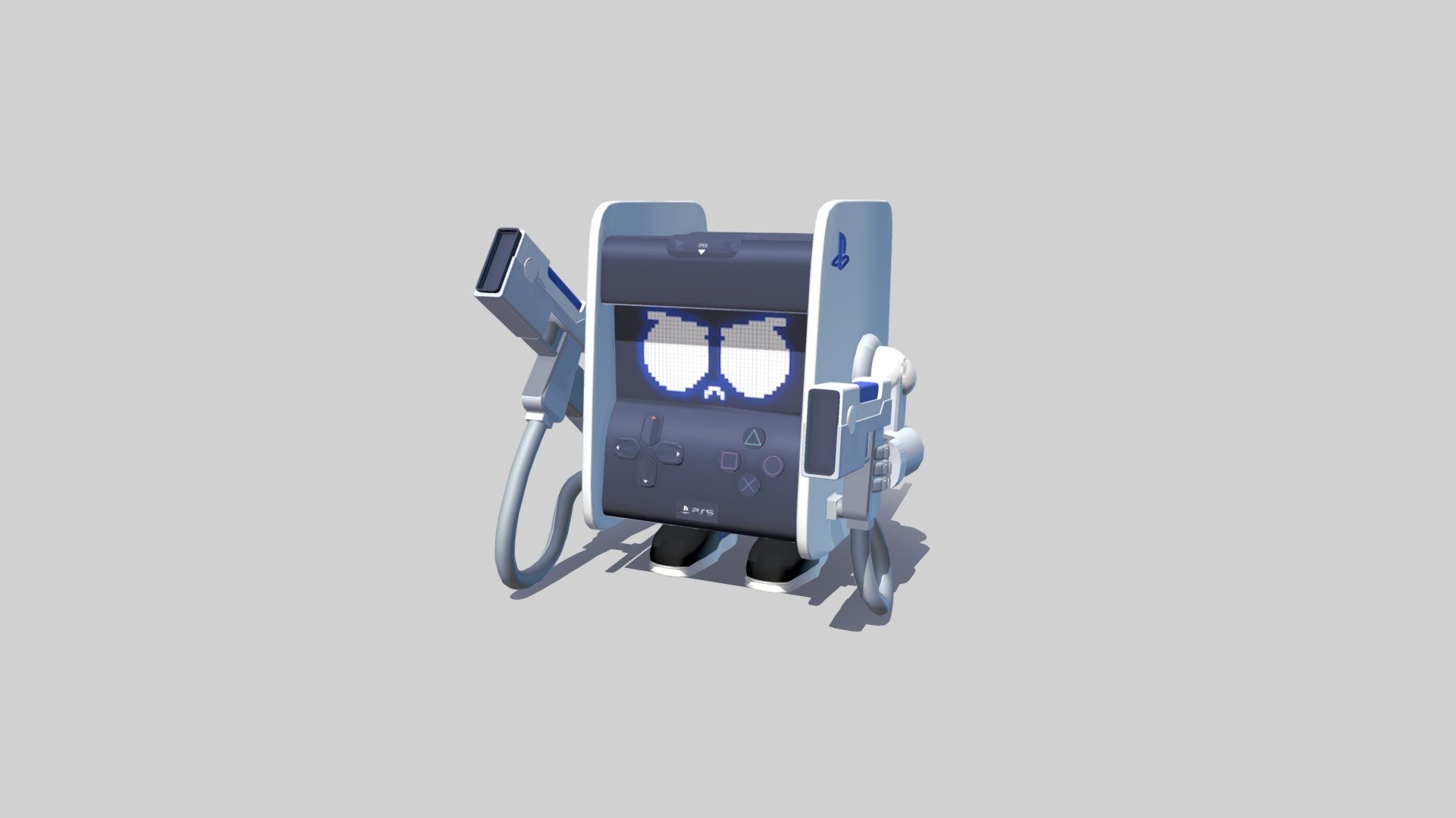 PS5 robot - 3D model by ClareTan [920b459] - Sketchfab