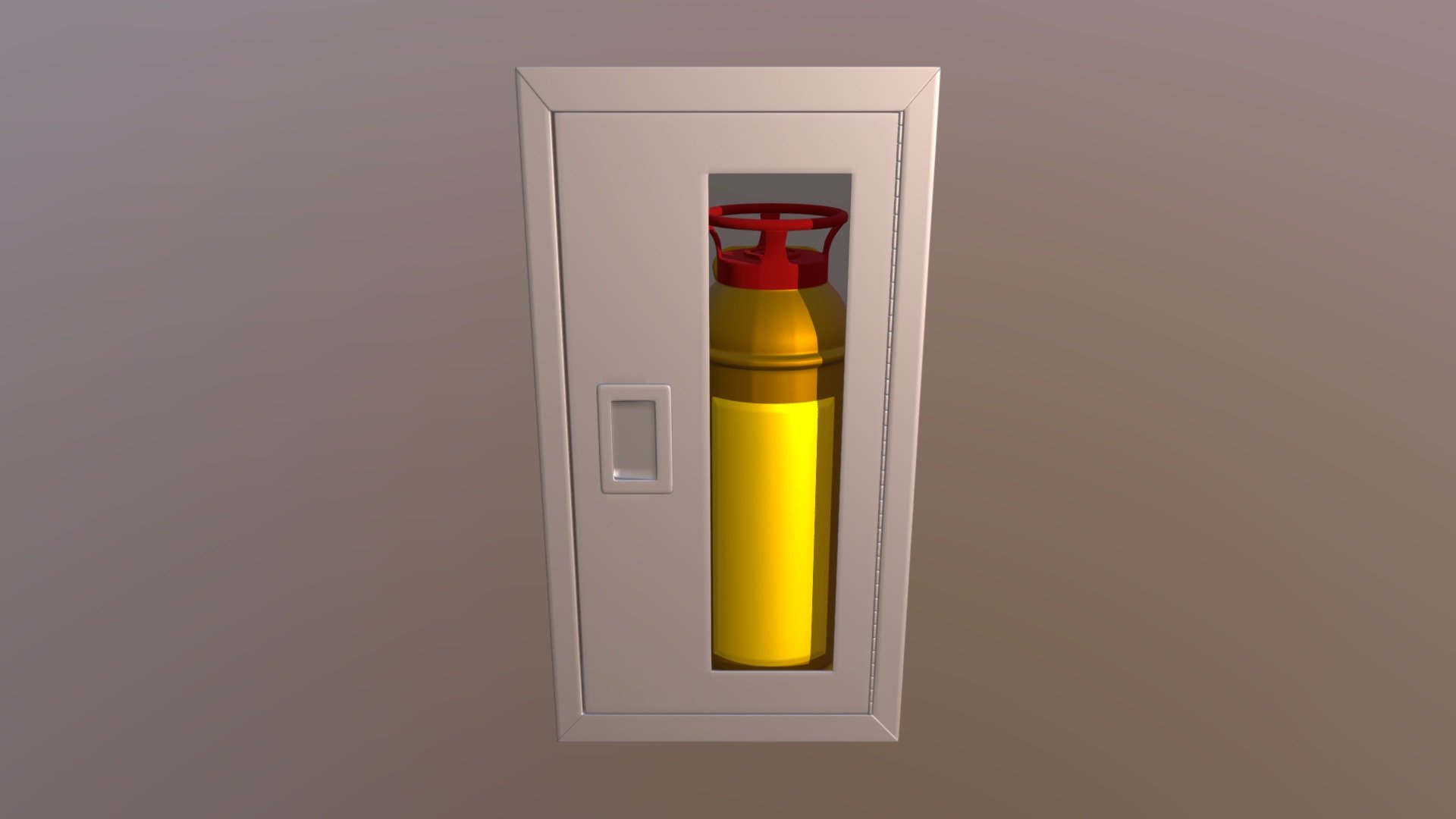 Fire Extinguisher and Cabinet