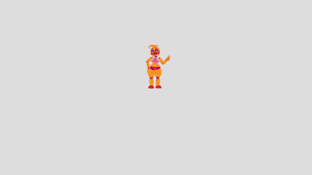 Retro toy chica con pose