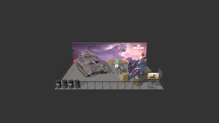Twitch Con US 2019 3D Model