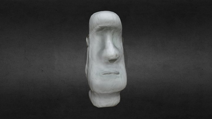 Cabeza de las Islas de Pascua 3D Model