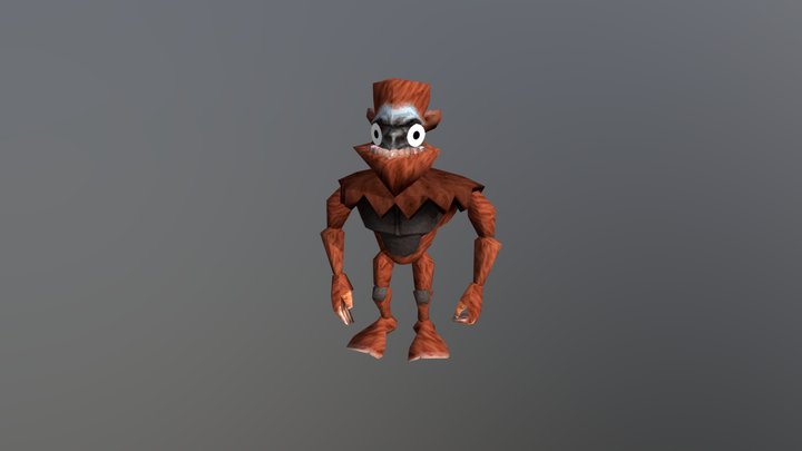 BellyApe - LowPoly Player Character 3D Model