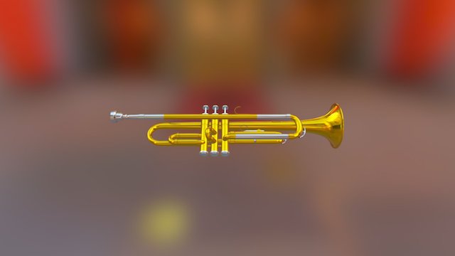 Trumpet 3D Model