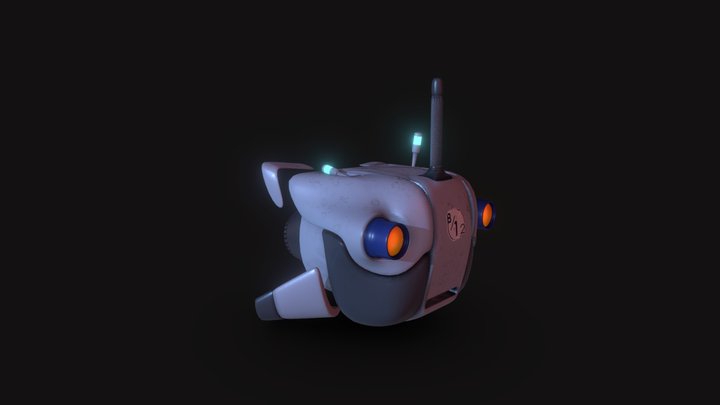 B/12 Robot from stray 3D Model