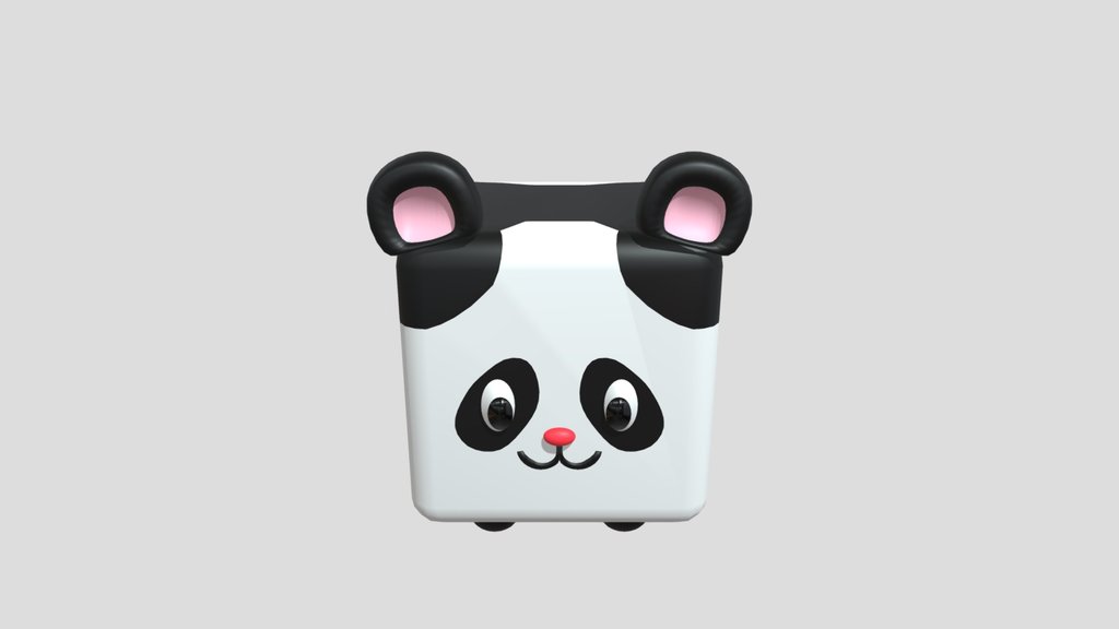 Panda Cube Animal
