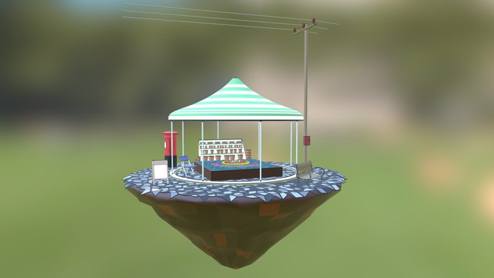 Diorama - Market 3D Model