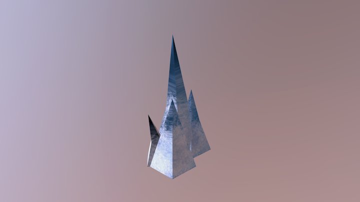 Ice Crystal 3 3D Model