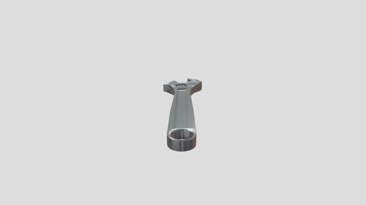 Crescent Wrench 3D Model