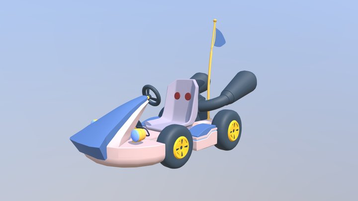 Go Cart 3D Model