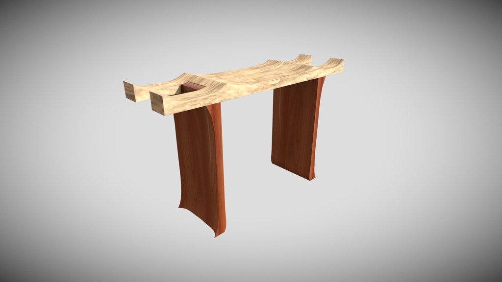 Woodcraft Wood Bench
