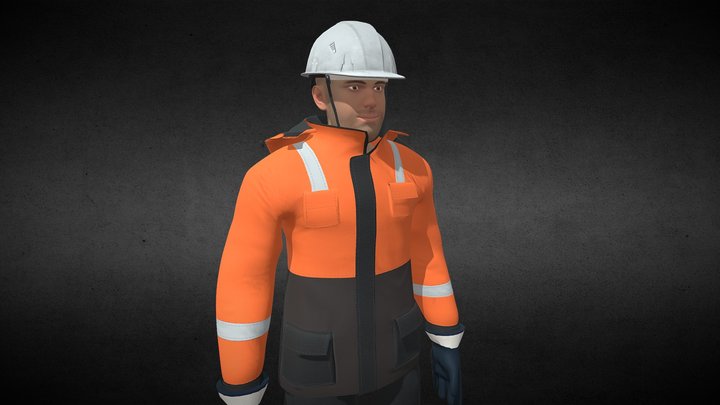 Строитель 3D Model