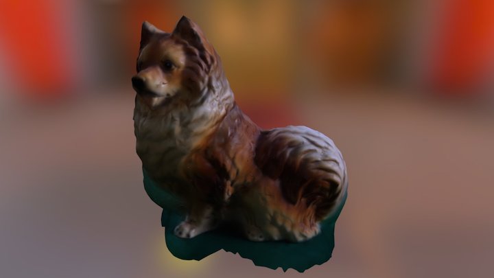 Dog Statue - Preview 3D Model