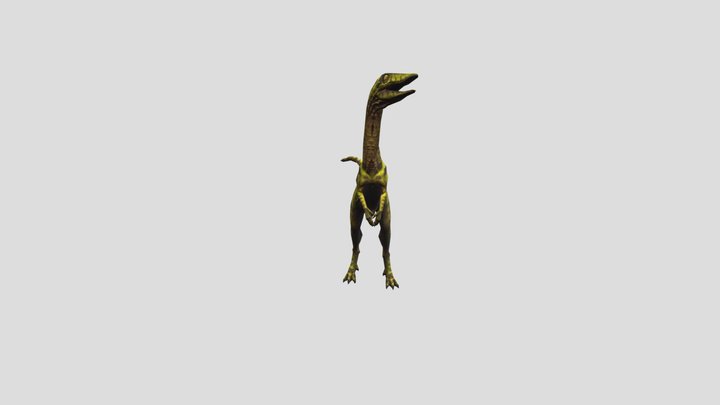 Dino Hunter Deadly Shores compsognathus 3D Model