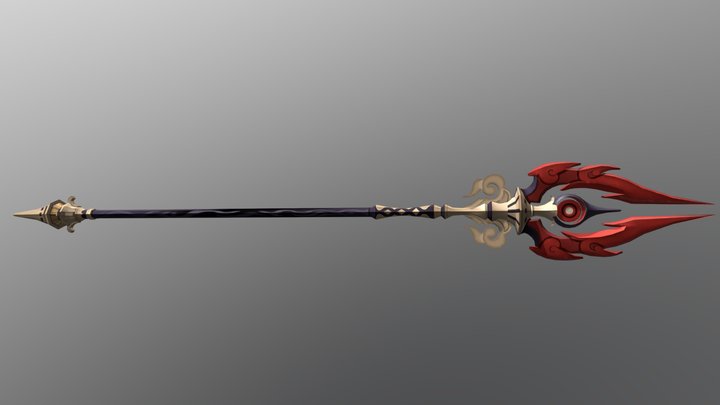 Staff Of Homa | Genshin Impact 3D Model