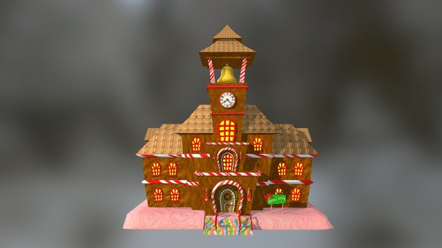 Santa Office 3D Model