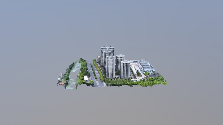 之江实验室高级人才公寓建设工程2020.4.20 3D Model