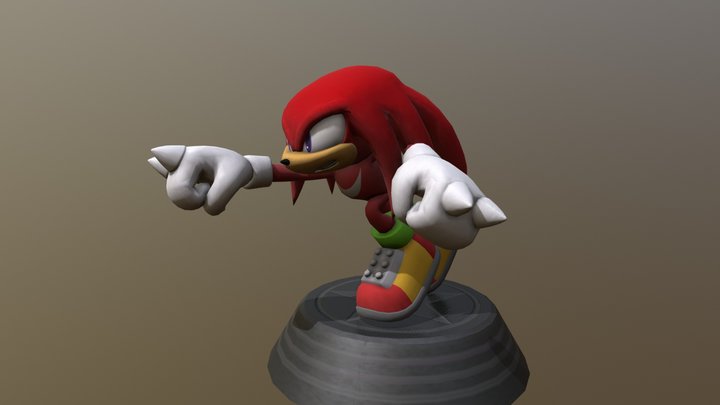 Sonic Generations - Knuckles the Echidna Statue