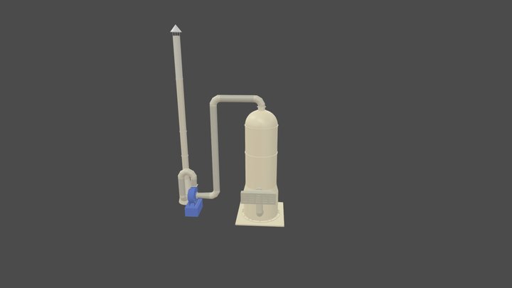 Lavador de Gases 3D Model