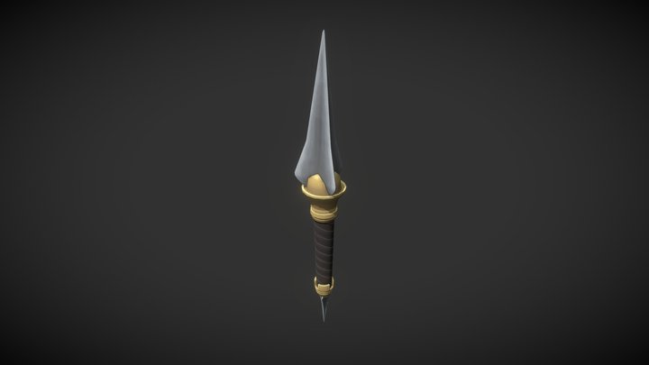 Cultist Ritual Dagger 3D Model