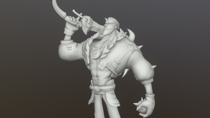 Ramsay - Gigantic -Fan art 3D Model