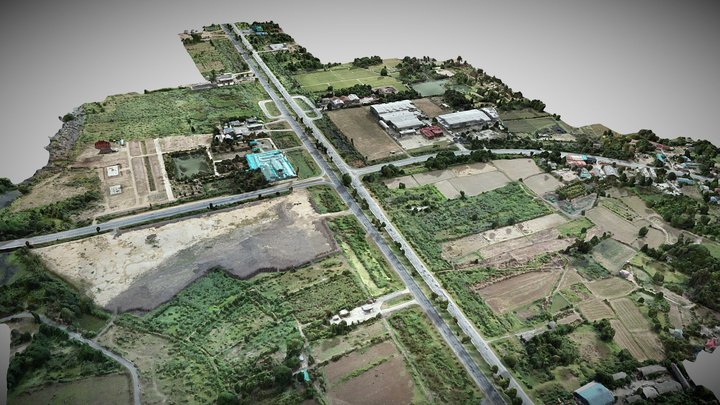 Intersection of Highway No. 32 and No. 33 3D Model