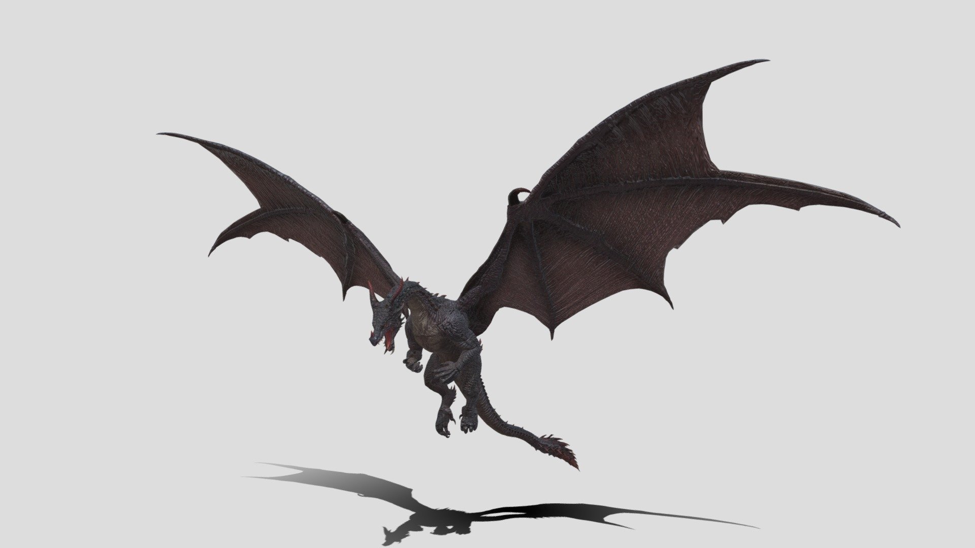 Dragon With Anim — Sketchfab embed 3D viewer