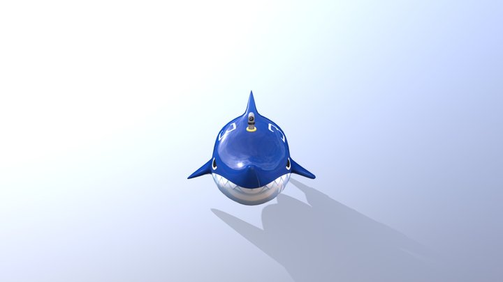 One Piece Shark submarine 3D Model