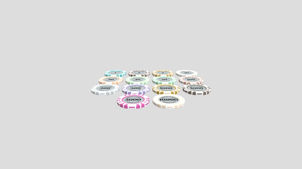 Monte Carlo Poker Club Casino Chips
