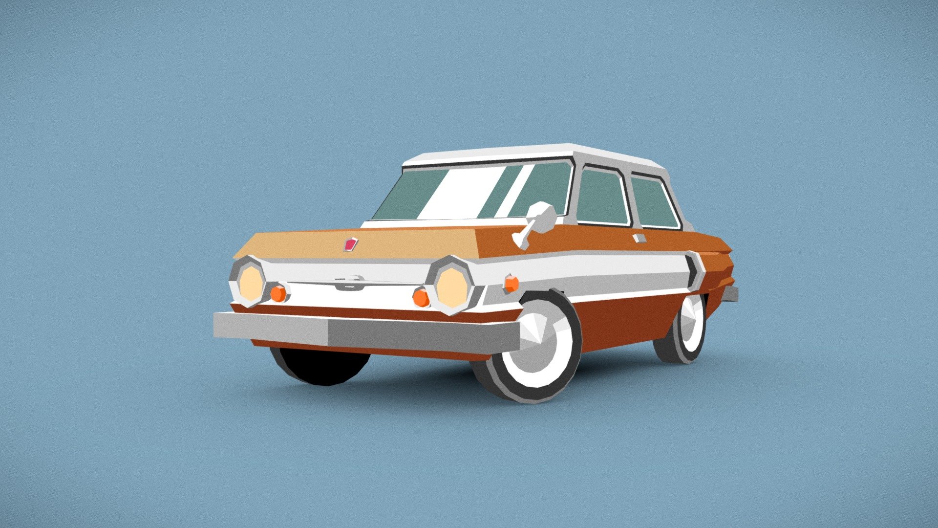 ZAZ Zaporozhets 968-A - 3D model by eightismore (@eightismore