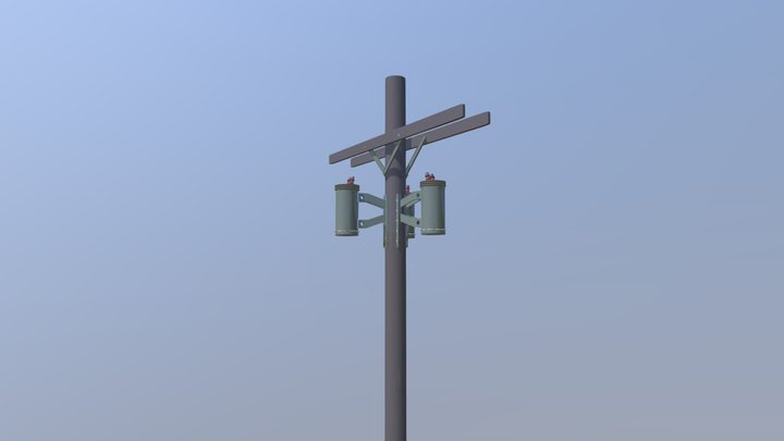Road Pole 3D Model