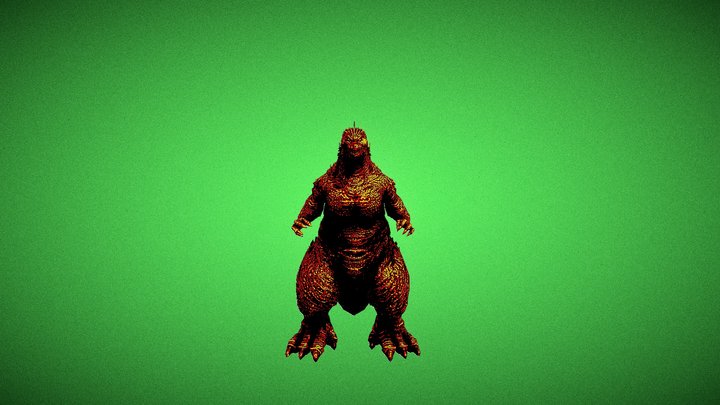 Minus One Gojira 3D Model