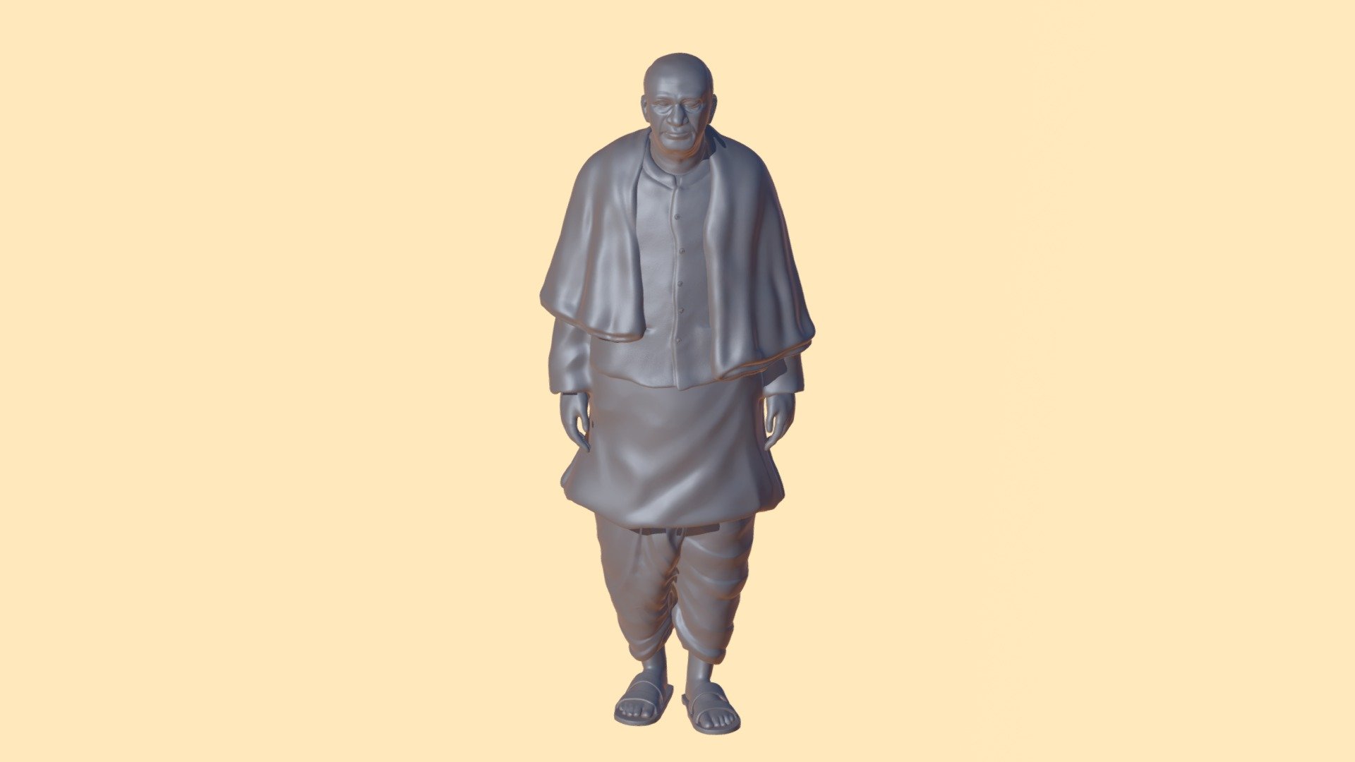 STATUE OF UNITY (Sardar Patel) - 3D model by ARK Technology (@arktech ...