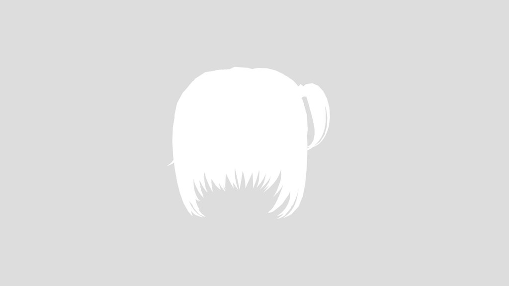 Anime Hair With Side Ponytail