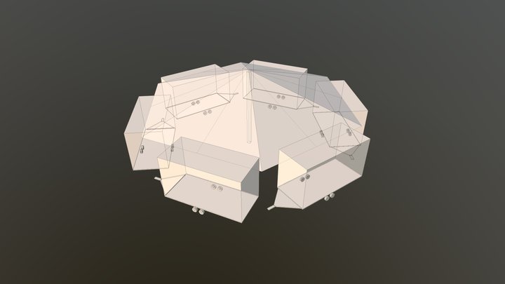 Huifkarcirkel 3D Model