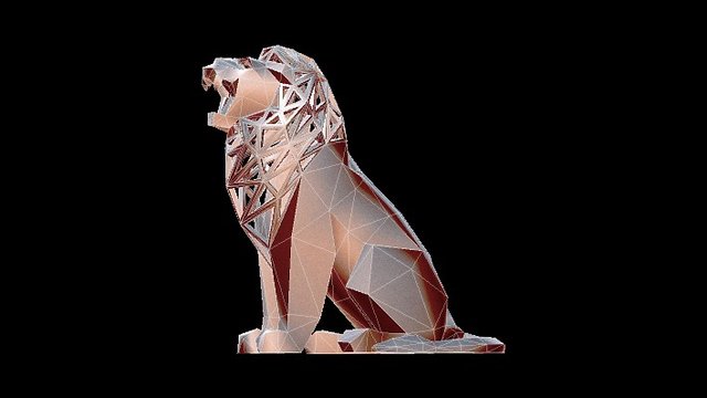 Roaring Lion 3D Model