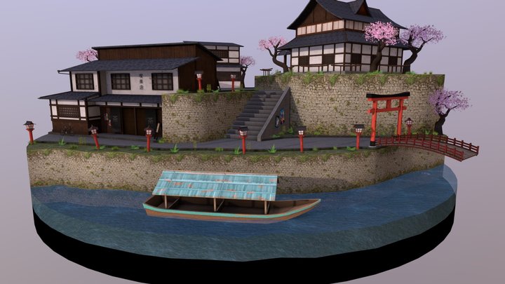 Kyoto, Japan 3D Model