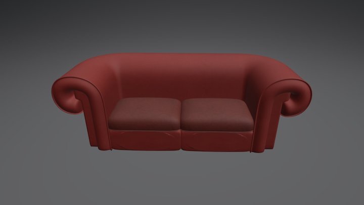 Couch 2 - The Crux 3D Model