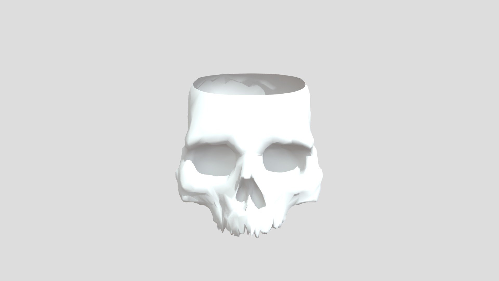 Skull Pencil Container
