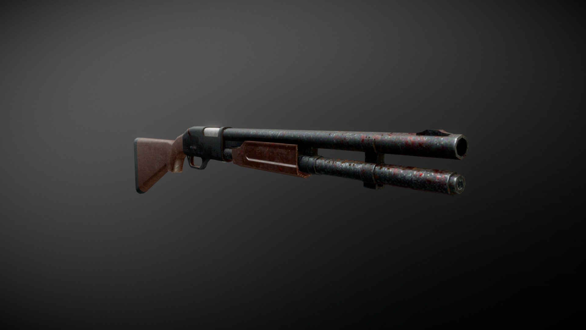 Remington 870 Retro/Quake Style - Download Free 3D model by Kain Hunter ...