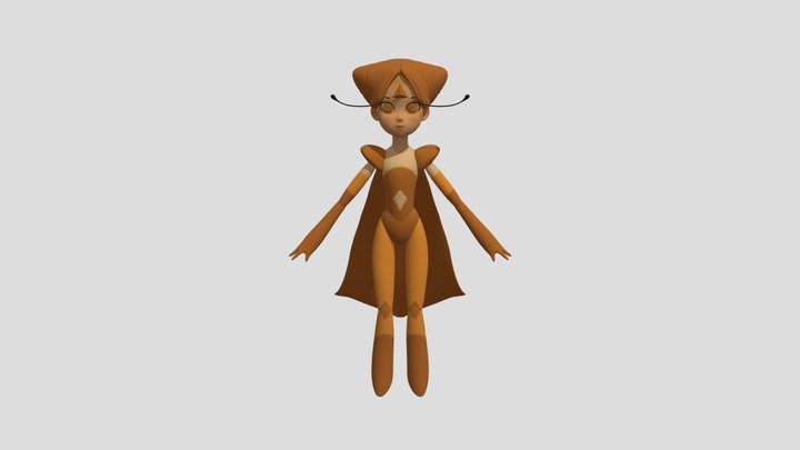 Alian Girl 3D Model