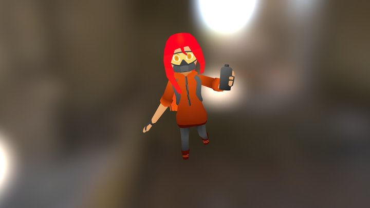 Nyash Grafitti 3D Model