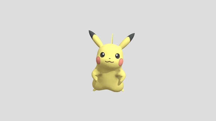 Pikachu 3D Model