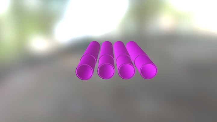 Tubes emboitables 3D Model