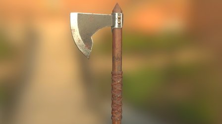 Throwing Axe from the Low Swamps 3D Model