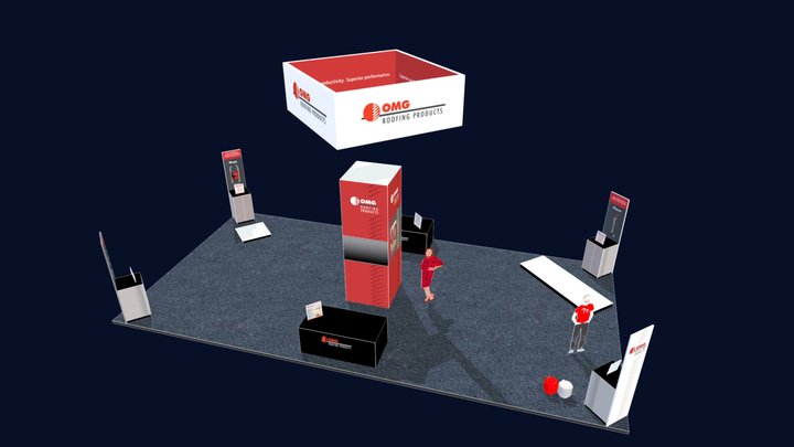 IRE Booth 2021 3D Model
