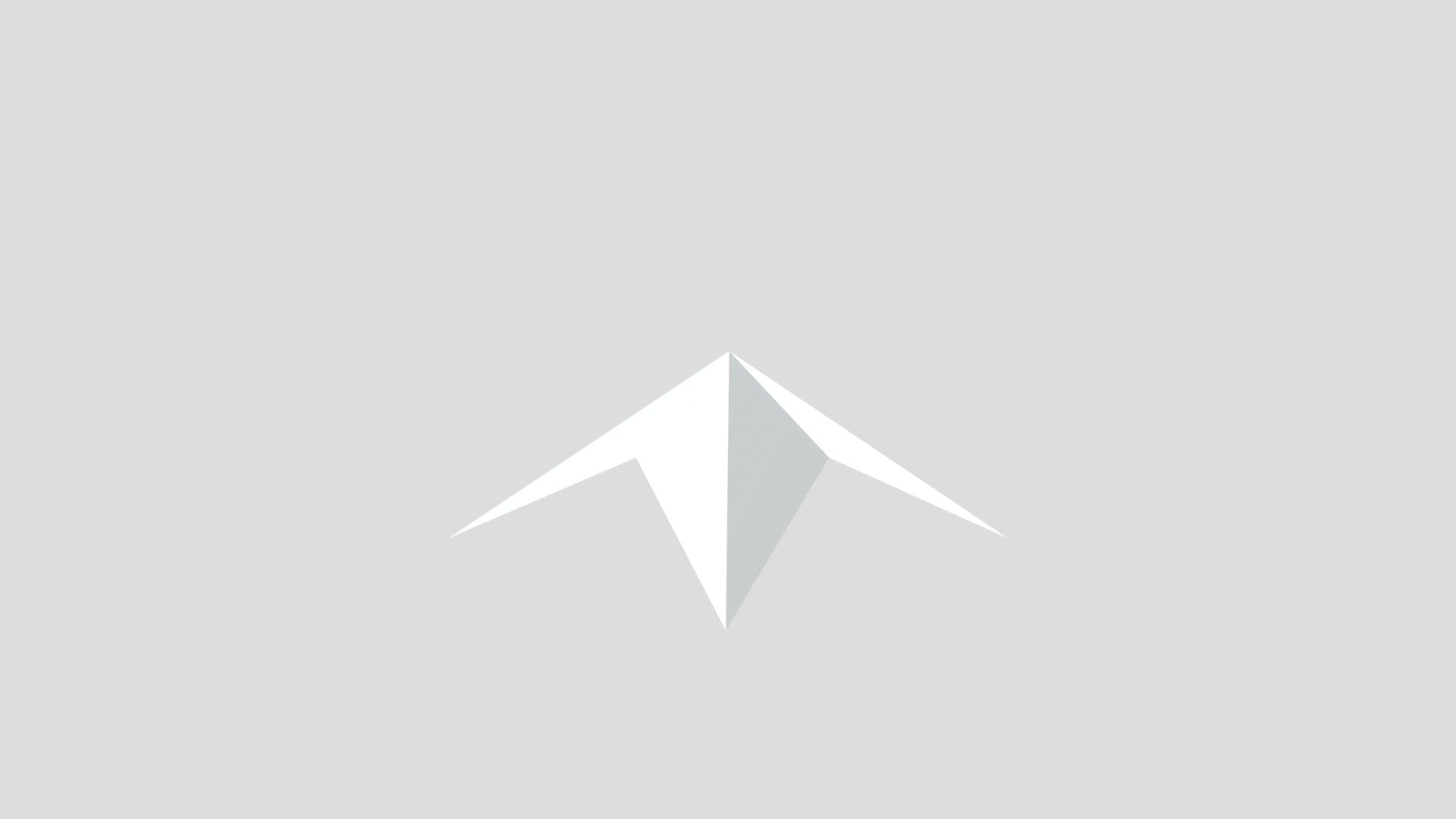 Paper airplane from Poly by Google