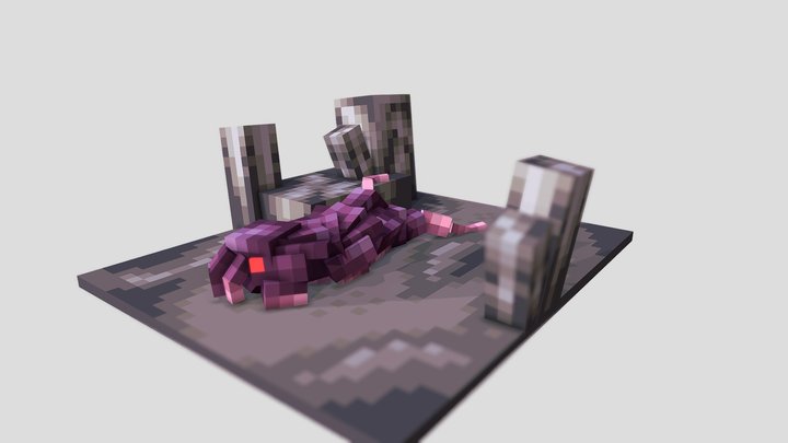 Alien worm 3D Model